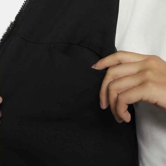 Nike Faux Fur Jacket, NIKE SWOOSH - Picture 5 of 14